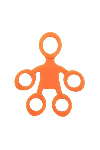 choice2 1Pcs Orange ​Silicone Finger Stretcher Trainer 5-Finger Rehabilitatio...