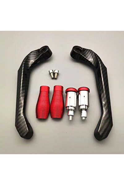 Choice Red Universal 7/8" Motorcycle Brake Lever Guard Handlebar Protector Cl...