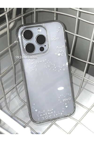 choice2 iPhone 14 A Korean Ins Transparent Line Pattern Cute Phone Case For i...