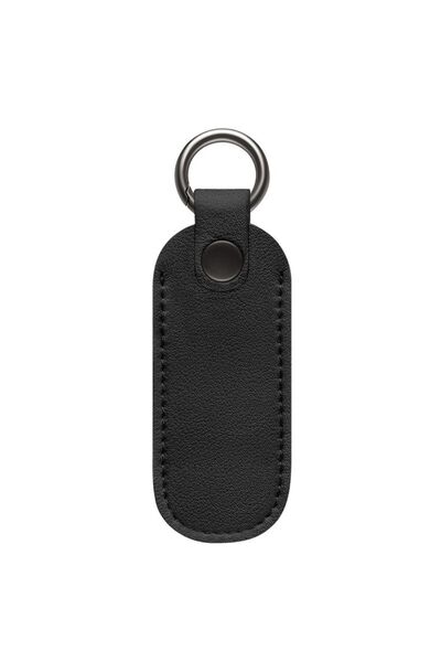 Choice Black Leather U Disk Pouch Key Ring Holder USB Flash Drive Storage Bag...