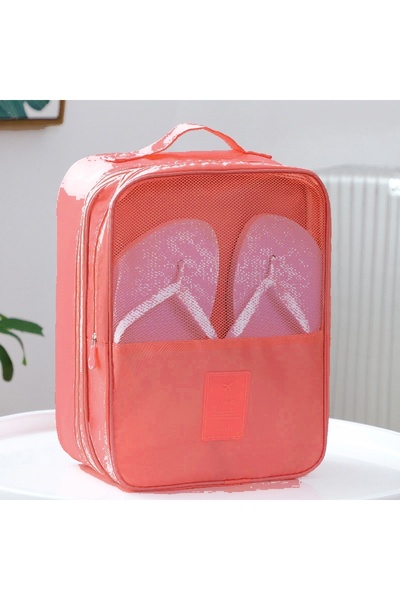 Choice Red High Quality Portable Travel Shoe Bag Underwear Clothes Bags Shoe ...
