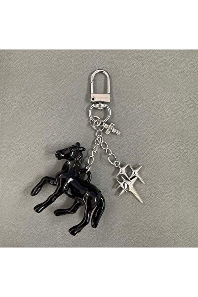 Choice4 04 Cute Acrylic Cartoon Animal Stereoscopic Small Horse Keychain for ...