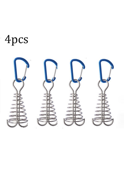 Choice Blue 4pcs outdoor camping octopus wind rope fixing buckle wooden deck ...