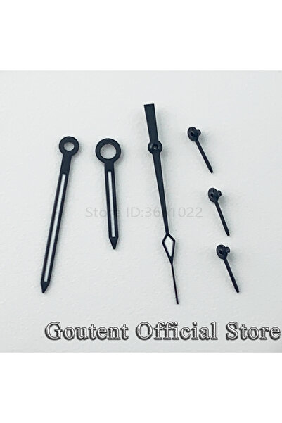 Choice Black Goutent White Black Quartz Watch Hand Green Lume Fit Japanese VK...