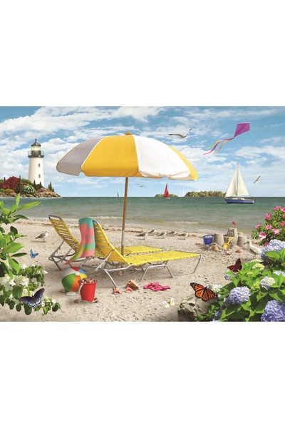 Choice3 529Holiday Beach 500 Pieces Jigsaw Puzzle Various Landscape Patterns ...
