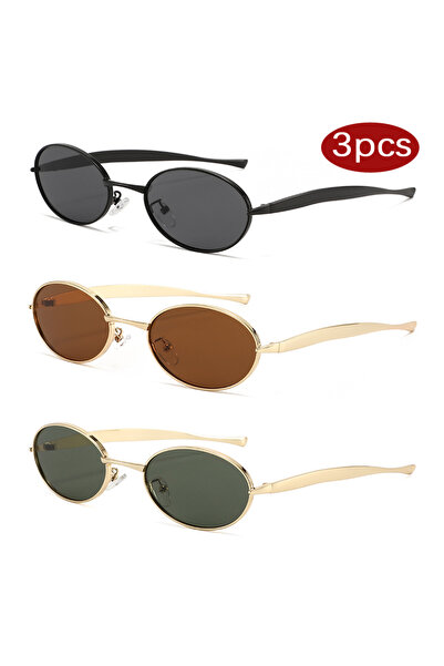 Choice1 3pcs z07 Hiking 1/3pcs New Small Oval Anti Light Glasses 2025 Women Y...