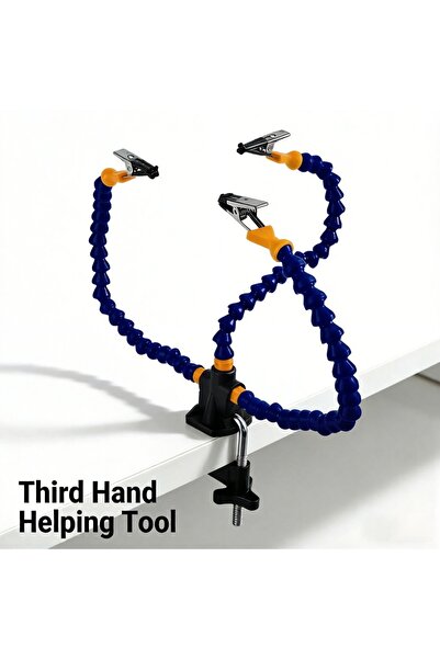 Choice5 3 Arm Base 1 Helping Hands Soldering, Third Hand PCB Circuit Board Ho...