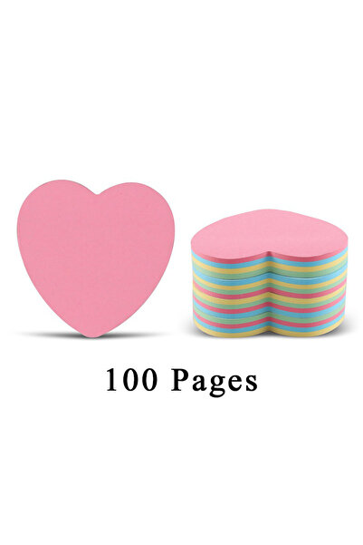 Choice Heart 1Book Colorful Sticky Note Multi-Shape Square Pine Bear Star Clo...