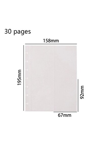 Choice Inside-30 pages 3Inch Kpop Photo Album Solid Colour Insert Loose-leaf ...