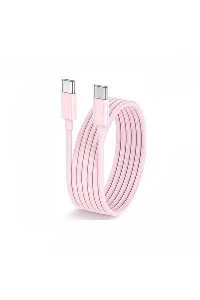 Choice8 1m Pink 60W PD Fast Charging Cable USB C to Type C For Iphone 15 Type...