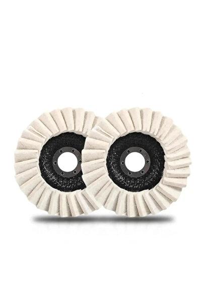 Choice4 2pcs-115mm 5/2/1pcs Wool Felt Flap Polishing Disc Wool Polishing Whee...