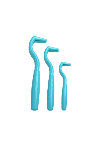 Choice1 3pcs Blue 3Pcs Pet Flea Remover Tool Kit Plastic Scratching Hook Remo...