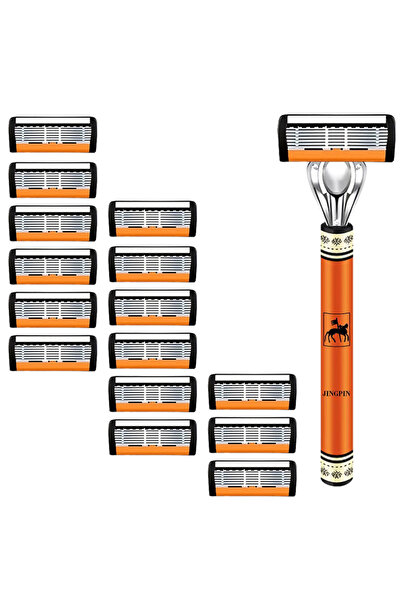 Choice1 1 handle 15blades 6-Layers Safety Razor Set High Quality Men Razor Sh...