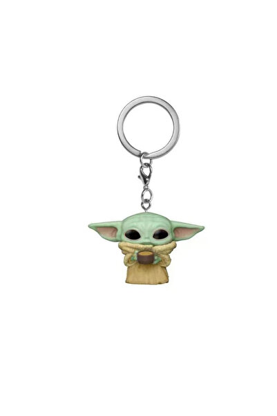 Choice4 Bandai 11 Keychain Obi-wan Kenobi The Child Baby Yoda with Cup Boba F...