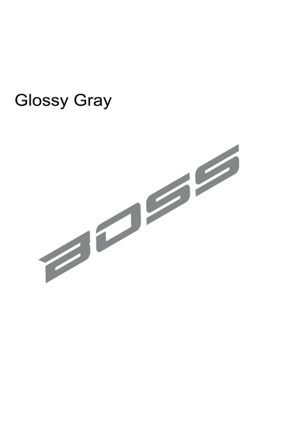 Choice Glossy Gray Car Racing Vinyl Decals Performance Sport Sticker Tuning A...