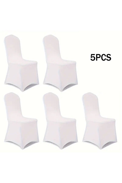 Choice white 5PCS 1pcs/5pcs Thickened High Elasticity Chair Cover, Wedding Ba...