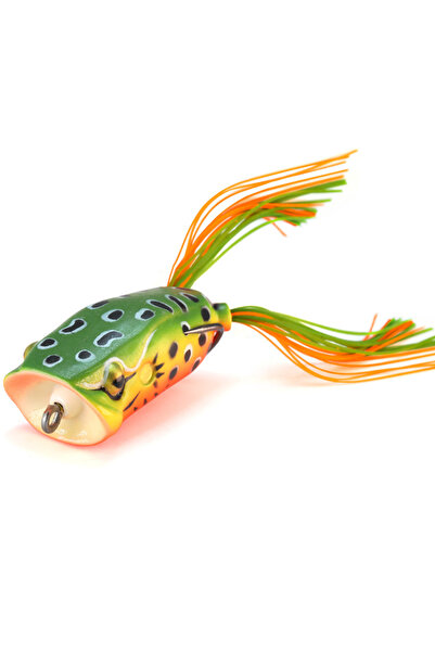 Choice C Big Mouth Topwater Frog Lures Durable Lifelike Silicone Bass Bait Fl...