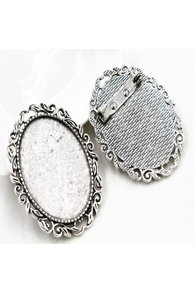 Choice B4-16 New Fashion 5pcs 30x40mm Inner Size Antique Gold/Silver Black Br...
