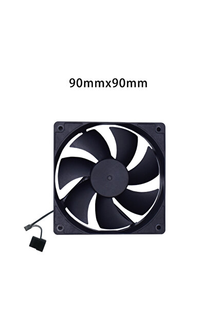 choice2 مروحة كمبيوتر هادئة بدون ألوان RGB سوداء 90x90x25 مم 80 مم 90 مم 120 ...