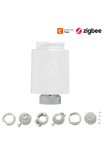 Choice11 Zigbee 1PC EZAIOT Smart Tuya Wifi/ZigBee3.0 Radiator Actuator TRV Pr...