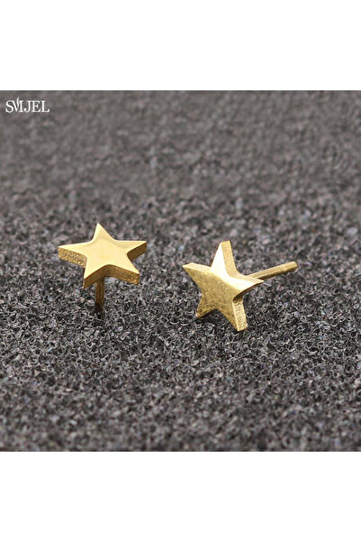 Choice Gold Color 007 Black Stainless Steel Earrings for Women Men Hip Hop Ge...