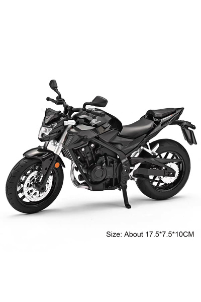 Choice3 دراجة هوندا CB400F سوداء بمقياس 1:12، نموذج سيارة لعبة، هيكل معدني، إ...