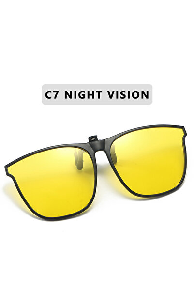 Choice Polarized C7 Polarized Clip On Sunglasses Men Car Driver Goggles Night...