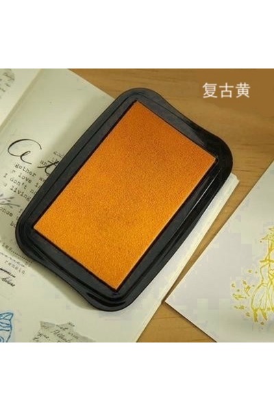 Choice7 4 yellow Vintage Color Inkpad For Stmaping Scrapbooking Material Big ...