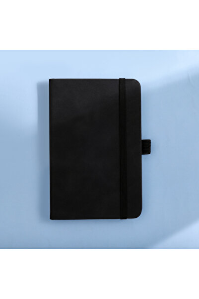 Choice1 A6 Black A6 Size Business Portable Notebook, Pu Leather Cover with St...