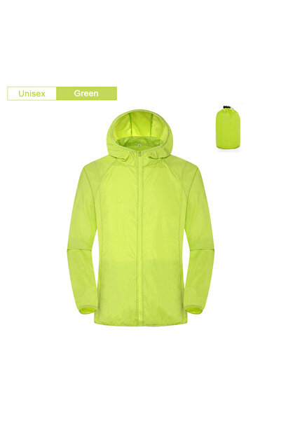 Choice XL Unisex-green Camping Waterproof Jacket Men Women Windbreaker Men Ra...