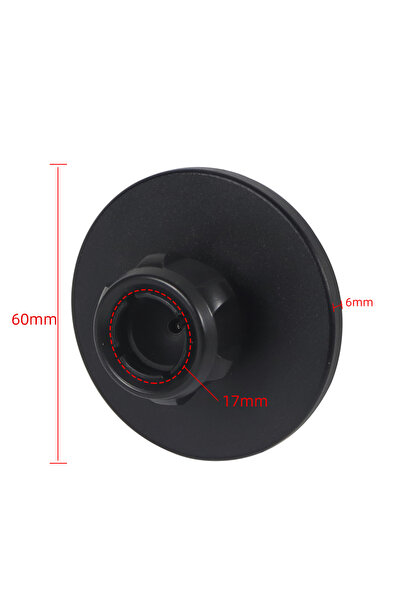 Choice Black Aluminum Magnetic Base for iPhone 16 15 14 for Magsafe 17mm Ball...