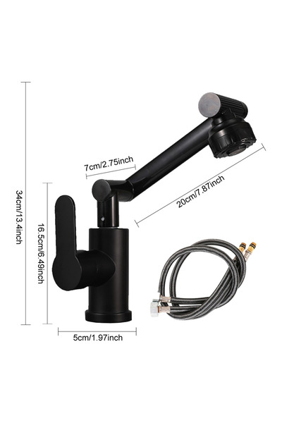 Choice B 1080 Degree Swivel Faucet Robotic Arm Faucet 360 Degree Rotation Mec...