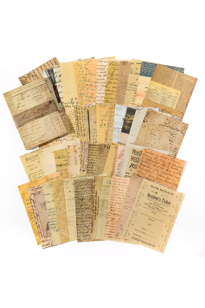 Choice A 100 pcs Vintage material Diary Album background paper DIY decoration...