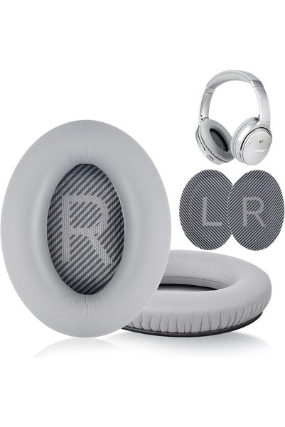 Choice وسادات أذن بديلة فاخرة من GRAY لسماعات Bose QC35 و QC35ii مريحة ومصنوع...