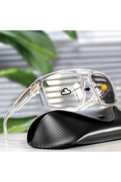 Choice AC10 Case Casual Photochromic Sunglasses with Case for Men and women S...