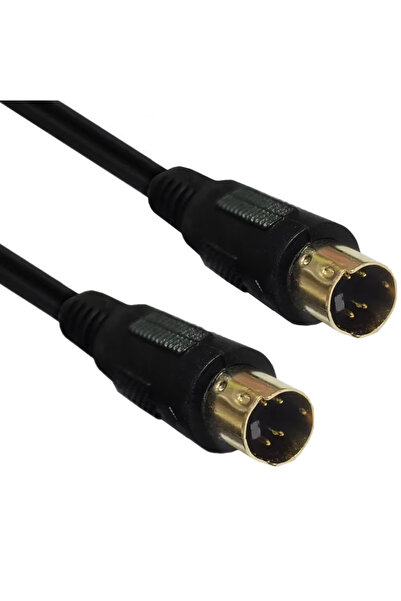 Choice7 BSN Male to Male(1m) S-Video Cable Mini DIN 4 Pin Cable Male to Male ...
