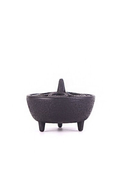 Choice BLACK Retro Cast-iron Incense Burner Holder Desktop Ornaments Chinese ...