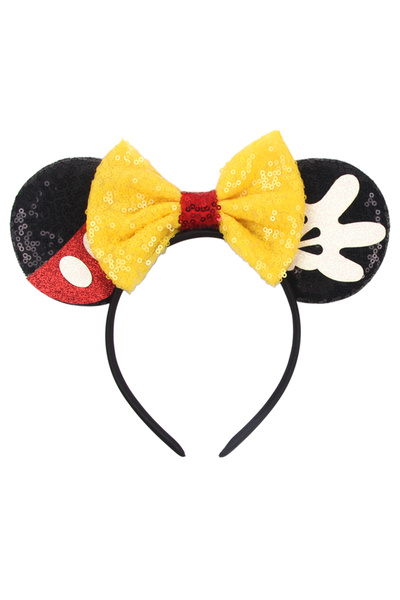 Choice24 TDMQ107-19 2026 Newest Mickey Mouse Ears Headband Kid Adult Festival...