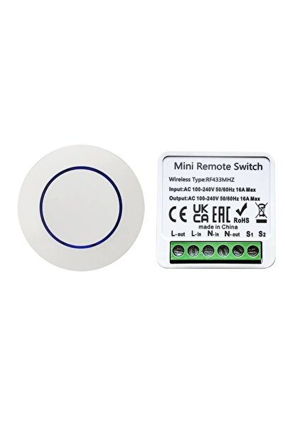Choice 1x receiver 1xRC Szaoju 10A Relay Receiver 433HMz Wireless Light Switc...