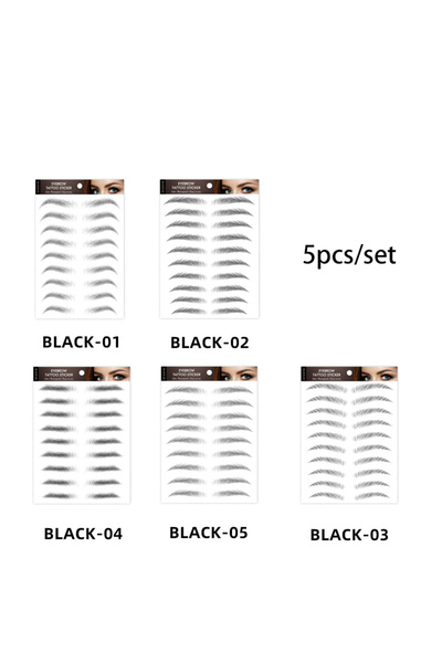 Choice7 set c Eyebrow Makeup Tattoo Sticker Water-based Hair-liked Waterproof...