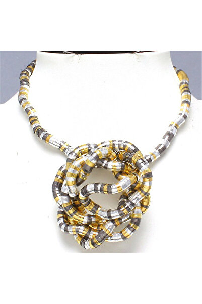 Choice 90cm silverblackgold 5mm 90cm Iron Flexible Twisted Jewelry Bendable S...