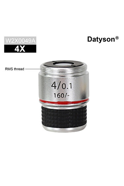 Choice 4X Datyson Microscope Objective Lens Set 4X, 10X, 40X Aluminum Alloy R...