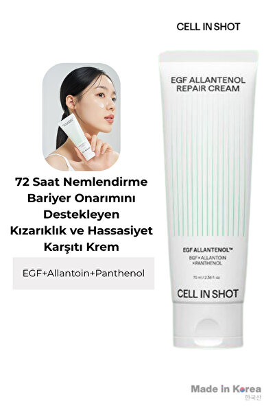 CELL IN SHOT Egf Allantenol Repair Cream 50 ml - Cilt Bariyeri Onarıcı ve Yoğ...