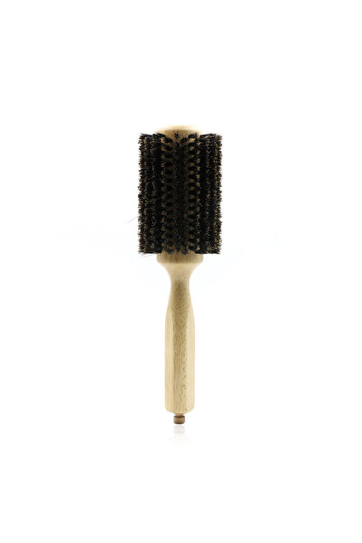 Choice 53mm 6 Sizes Wood Handle Boar Bristles Round Brush Removable Tail Prof...