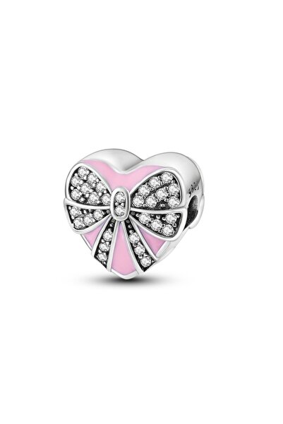 Choice4 KTC343 New IN 925 Sterling Silver Charms Beads Love Heart Pink Charm ...