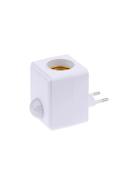 Choice EU-Motion Sensor AC85-265V E27 Led Lamp Base with Motion Sensor PIR Hu...