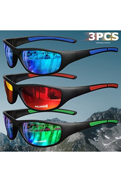 Choice 3PCS-4 1/3PCS Polarized Sports Sunglasses Set High-Quality Photochromi...