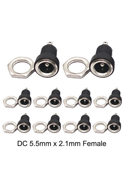 Choice1 Female Insert 10 PCS 2P DC5.5x2.1mm 10 Pack DC022 B Power Jack Panel ...