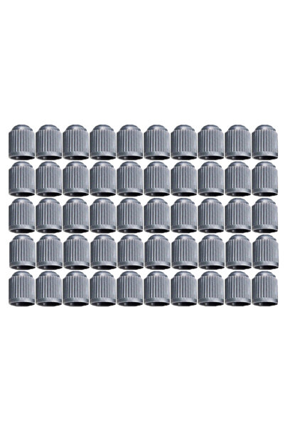 Choice10 10pcs Grey Car Tire Valve Stem Caps Plastic Tyre Valve Dust Caps Uni...