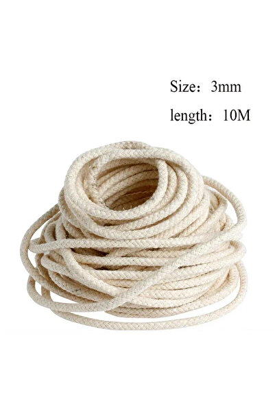 Choice13 3mm 10M 3/5/10m 2mm/3mm/4mm/5mm/6mm/8mm Round Cotton Alcohol Wick fo...